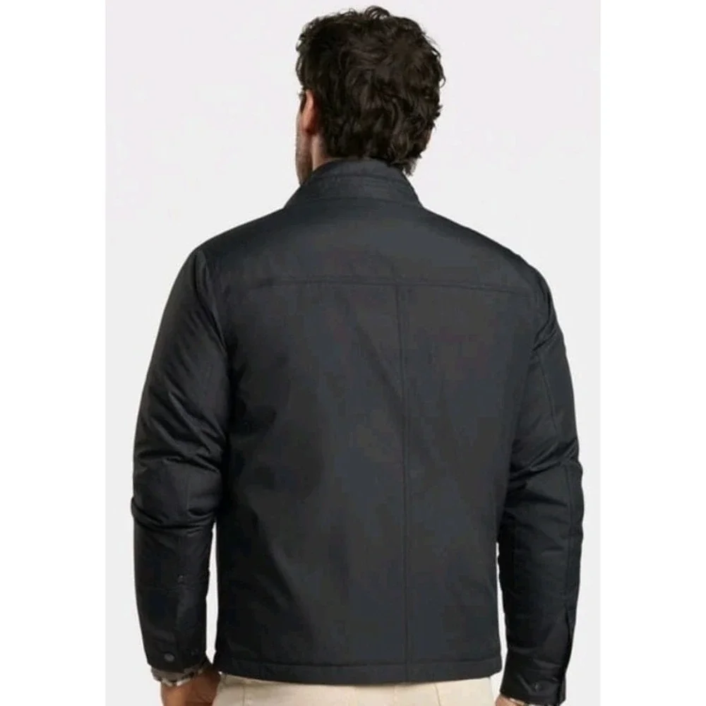 Peter Millar Norfolk Bomber Jacket / MF24Z03 / Color Black /‎ Size XXL